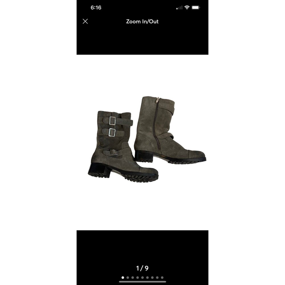 Boots Marc Fisher arianna gray moto boots 6 1/2